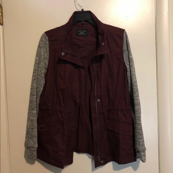 Maroon and Gray jacket - Picture 1 of 4